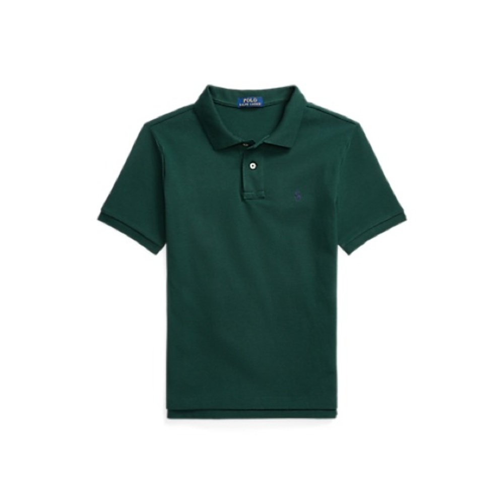 RL Polo boys forest green polo shirt sz 8